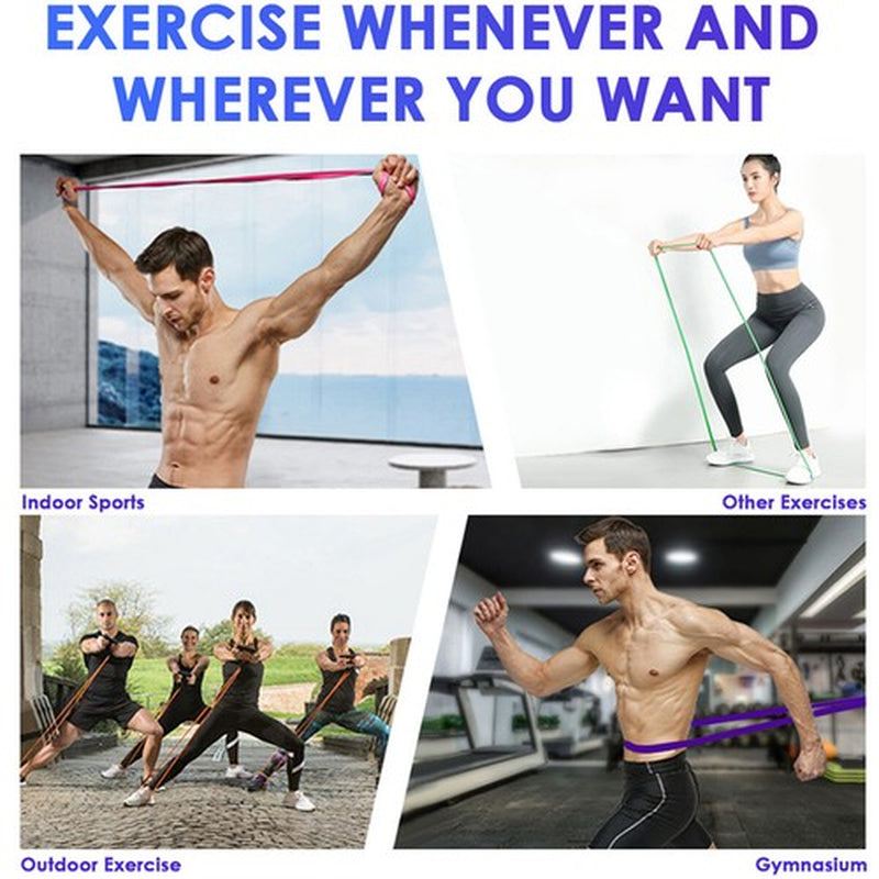 Heavy Duty Resistance Band Power Gym Fitness EXERCISE LOOP YOGA WORKOUT