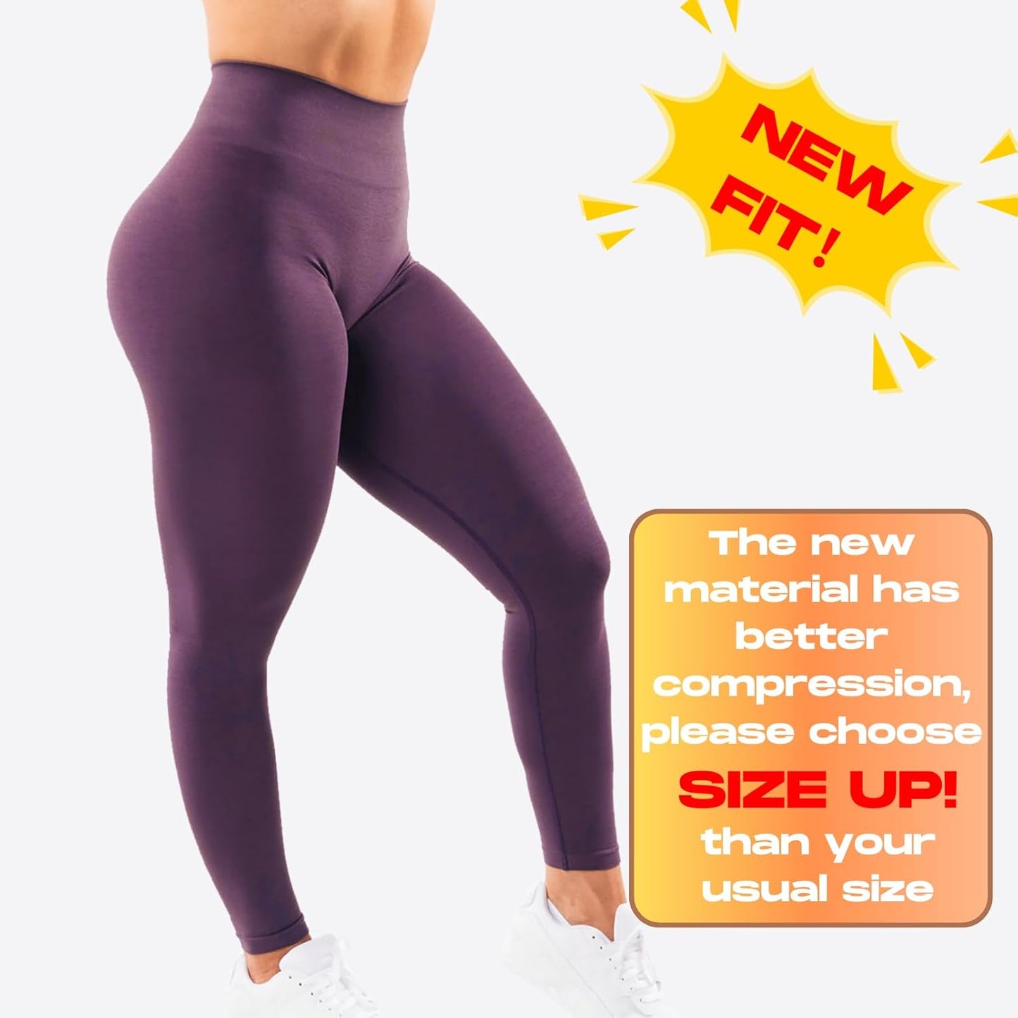 Gym Leggings for Women Squat Proof Workout Leggings Butt Lifting Scrunch Gym Booty Seamless 4 Way Stretch Yoga Pants