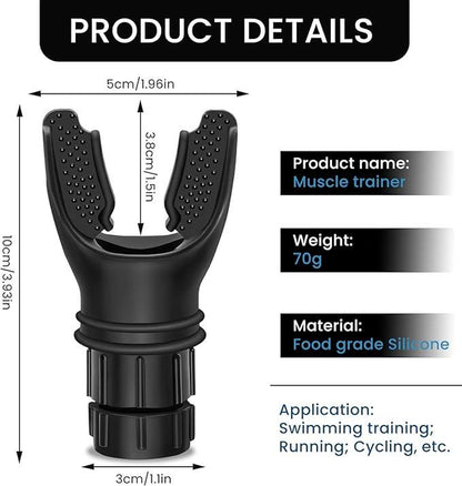 Breathe Exercise Device Adjustable Resistance for Trainer, Exerciser Trainer Daily Fitness Training, Easy-To-Clean