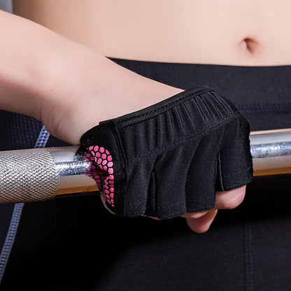 Gym Fitness Half Finger Gloves Men Women for Workout Glove Power Weight Lifting Bodybuilding Hand Protector